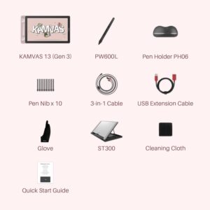 Kamvas 13 (Gen 3)<br>(13.3 inch Pink)