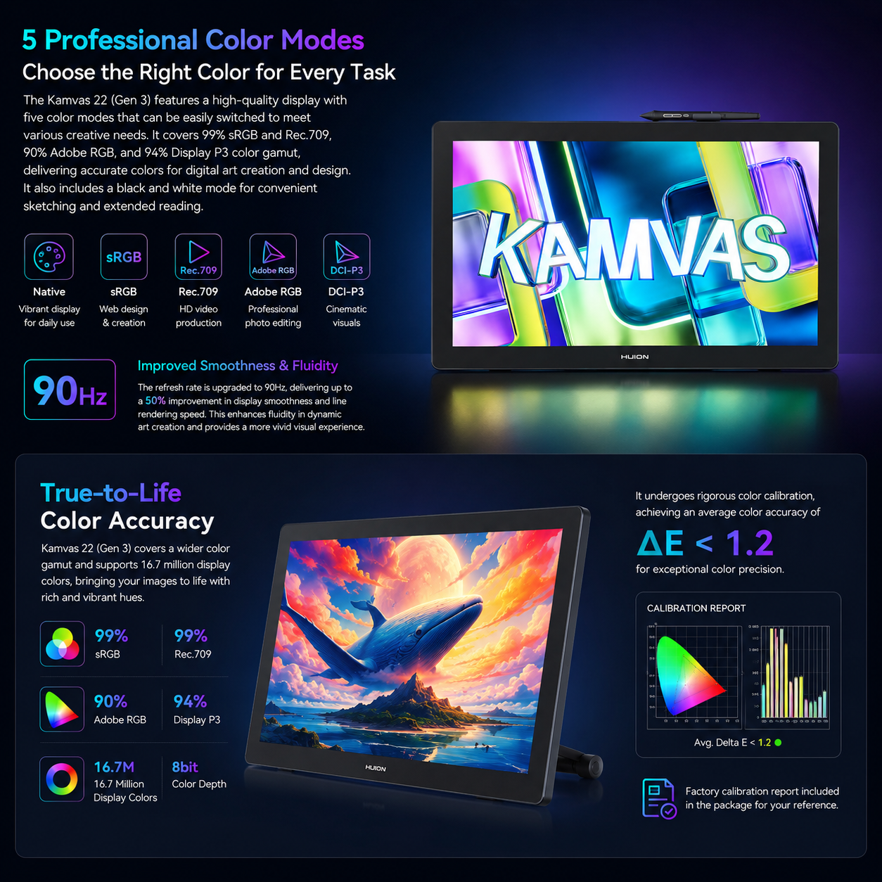 Huion Kamvas 22 Gen3 ( Pre-Booking ) - Image 3