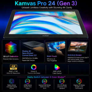 Huion Kamvas 24 4K Gen3